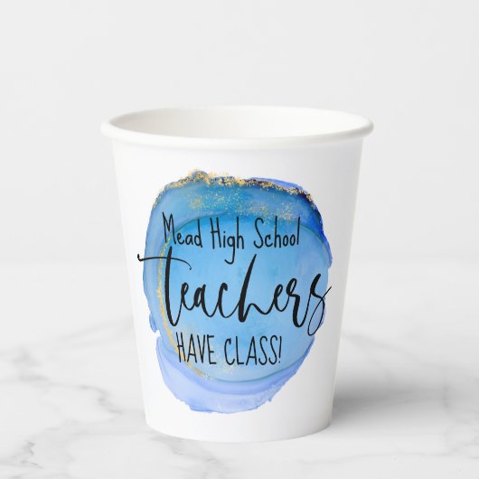 Papieren beker op maat (Voorkant)