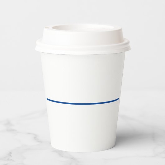 Papieren beker (platte aarde) RFPMDesigns ©️2024 (Achterkant)