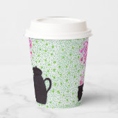 Papieren beker - Tea Time Hearts (Links)