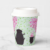 Papieren beker - Tea Time Hearts (Rechts)