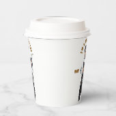 Papieren bekerontwerp met Barber-thema Papieren Bekers (Links)