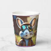 Papieren bekers Mooie Print (Achterkant)