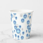 Papieren Bekertje - Borrelende Bubbles Bekers (Voorkant)