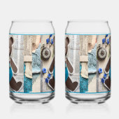 Papieren Beren Frisdrankglas Blikvorm Glas (Links)