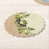 Papieren Bierviltje Kartonnen Onderzetters (Gekanteld)