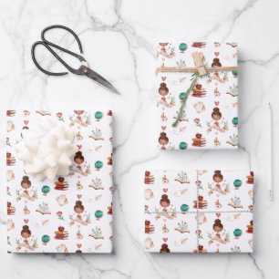 Papieren bladen voor het oppakken van leraren inpakpapier vel