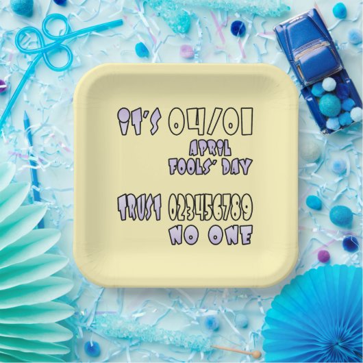 Papieren Bord (Feest)