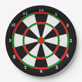 Papieren Bord - Dartboard-klokontwerp (Voorkant)