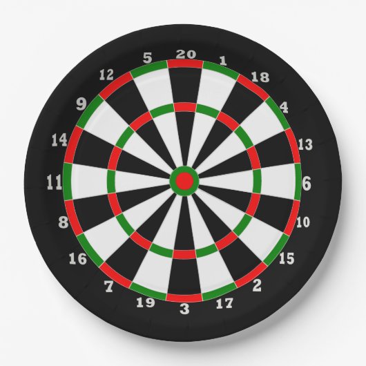 Papieren Bord - Dartboard-ontwerp (Voorkant)