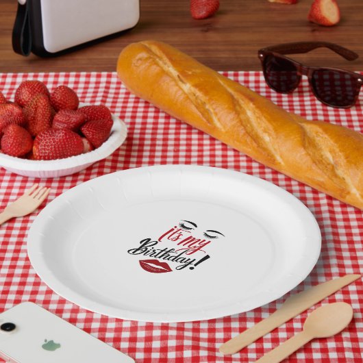 Papieren Bord - Het is mijn verjaardag (Picknick)