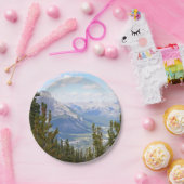 Papieren Bord met bergschaal (Feest)