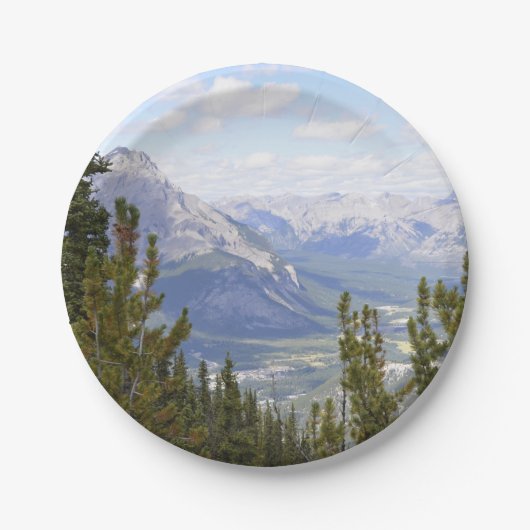 Papieren Bord met bergschaal (Voorkant)