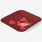 PAPIEREN BORD MET KWETTIGE KUNST VAN VOGELS EN STR (Gebogen)