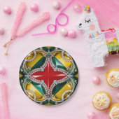 Papieren bord met Los Angeles Kleuren Ontwerp (Feest)