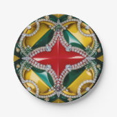 Papieren bord met Los Angeles Kleuren Ontwerp (Voorkant)