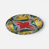 Papieren bord met Los Angeles Kleuren Ontwerp (Gekanteld)