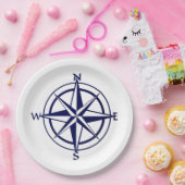 Papieren Bord - Nautisch kompas (Feest)
