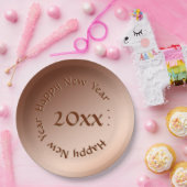 Papieren Bord - Nieuw jaar met datum (Feest)