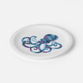 Papieren Bord Octopus Waterverf (Gekanteld)
