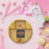 Papieren Bord ontbijtkoffie (Feest)