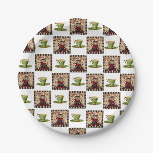 Papieren Bord ontbijtkoffie (Voorkant)