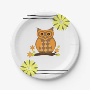 Papieren Bord Owl