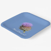 Papieren Bord - Thistel met naam (Gebogen)