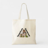 Papieren Bord Tote Bag (Achterkant)