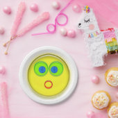 Papieren Bord - verrassend gezicht (Feest)