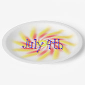 Papieren Bord - vierde vuurwerk juli (Gekanteld)