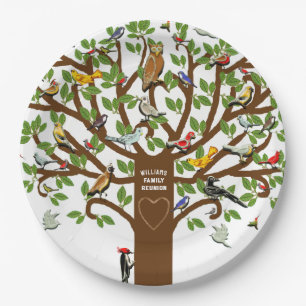 Papieren bord voor familiebijeenkomst