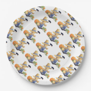 Papieren Borden 9-inch/twee verwarmde skeletten — Bordje