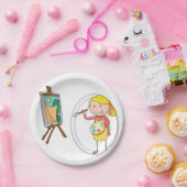 Papieren Borden artiest Papieren Bordje (Feest)