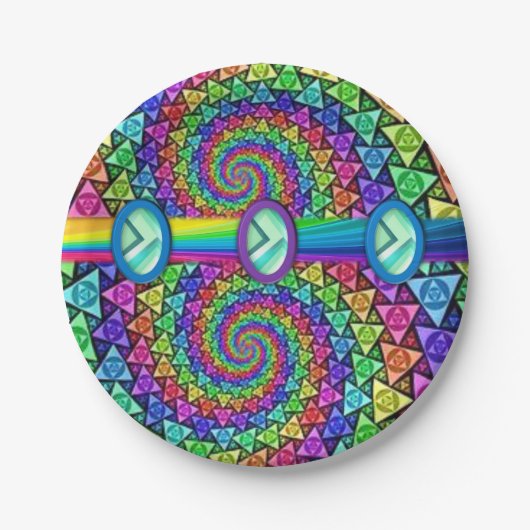 Papieren borden bordje (Voorkant)