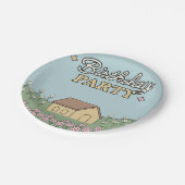 Papieren borden bordje (Gekanteld)