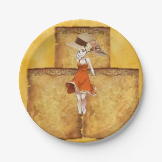 Papieren borden bordje (Voorkant)