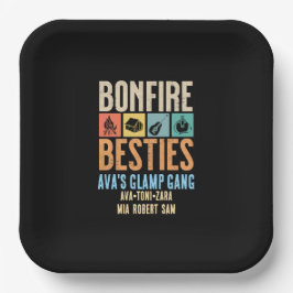 papieren borden bordje