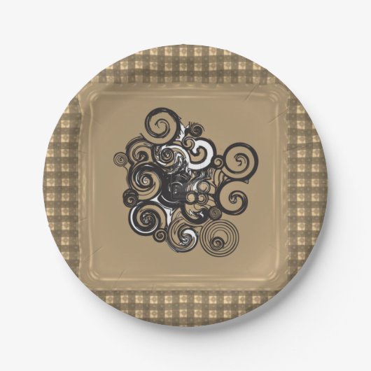 Papieren borden bordje (Voorkant)