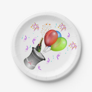 Papieren Borden/champagne Papieren Bordje