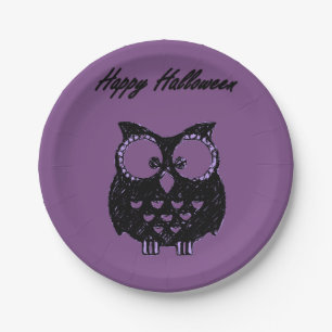 Papieren borden Halloween Bordje
