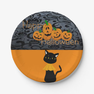 Papieren borden Halloween Bordje
