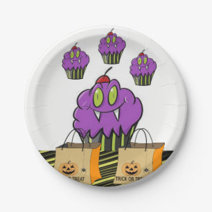 Papieren borden Halloween Bordje