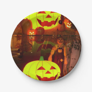 Papieren borden Halloween Bordje