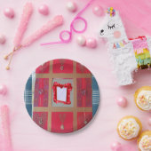 Papieren borden hart bordje (Feest)