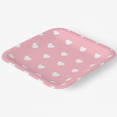 Papieren borden Hart Bordje (Gebogen)