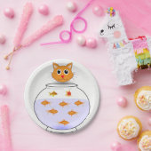 Papieren borden Katten Papieren Bordje (Feest)