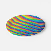 Papieren borden kleurig papieren bordje (Gekanteld)