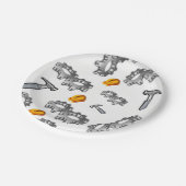 Papieren borden papieren bordje (Gekanteld)