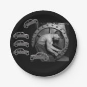 Papieren Borden Papieren Bordje (Voorkant)