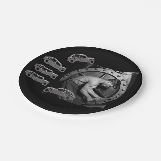 Papieren Borden Papieren Bordje (Gekanteld)